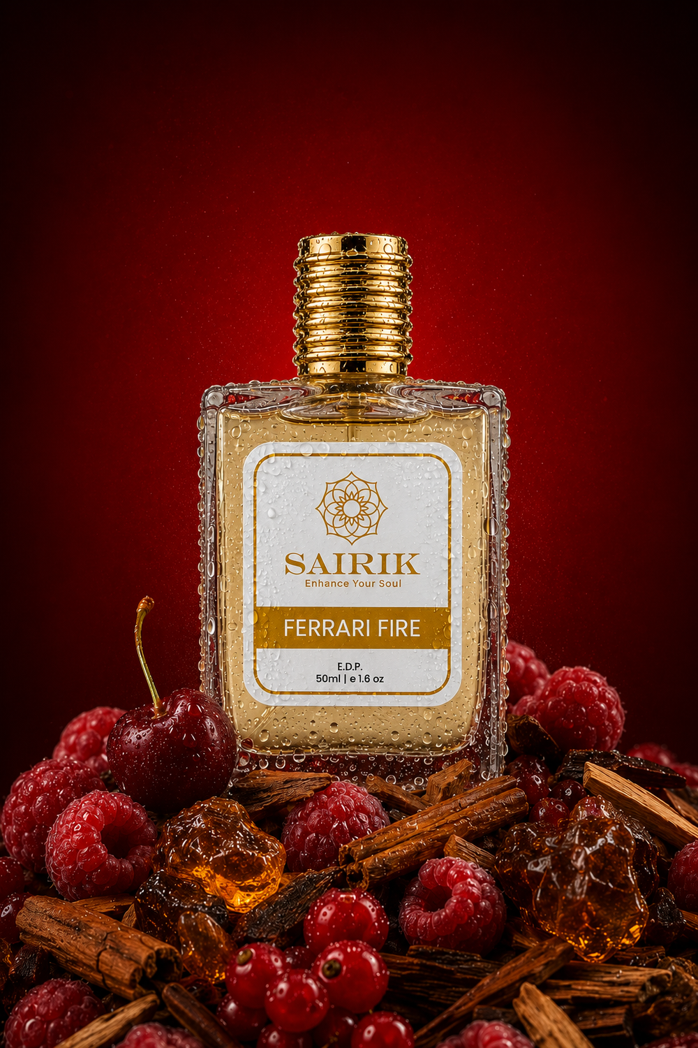 Ferrari Fire Extrait De Parfum | Citrusy Fruity Fragrance | 50ml