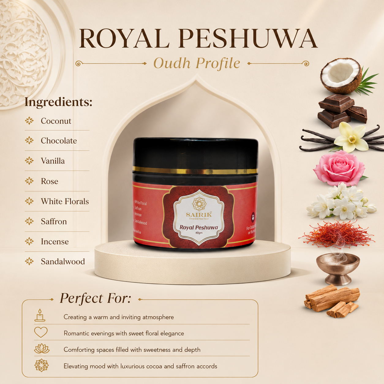 Royal Peshwa Bakhoor